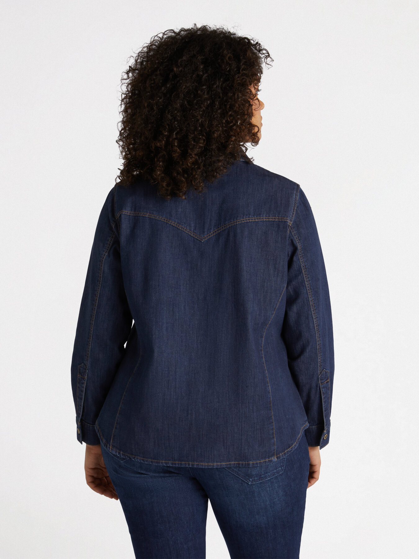 Denim shirt image number 1