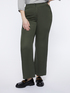 Straight-leg lyocell and cotton trousers image number 0