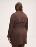 Fine knit coat with belt image number 1