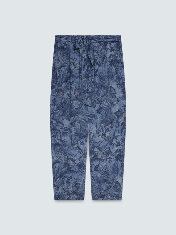 Carrot Pants with Print