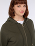 Hooded zip-up sweatshirt image number 3