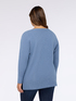 Viscose blend sweater with boat neckline image number 1