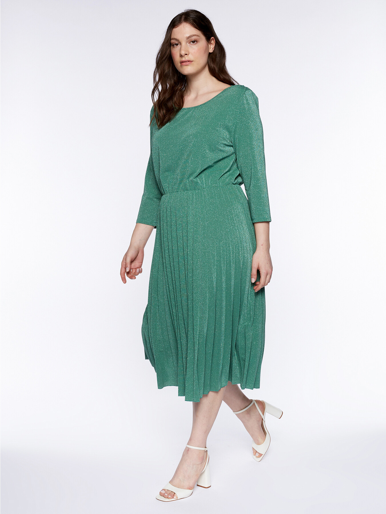 Vestito in jersey lurex image number 2