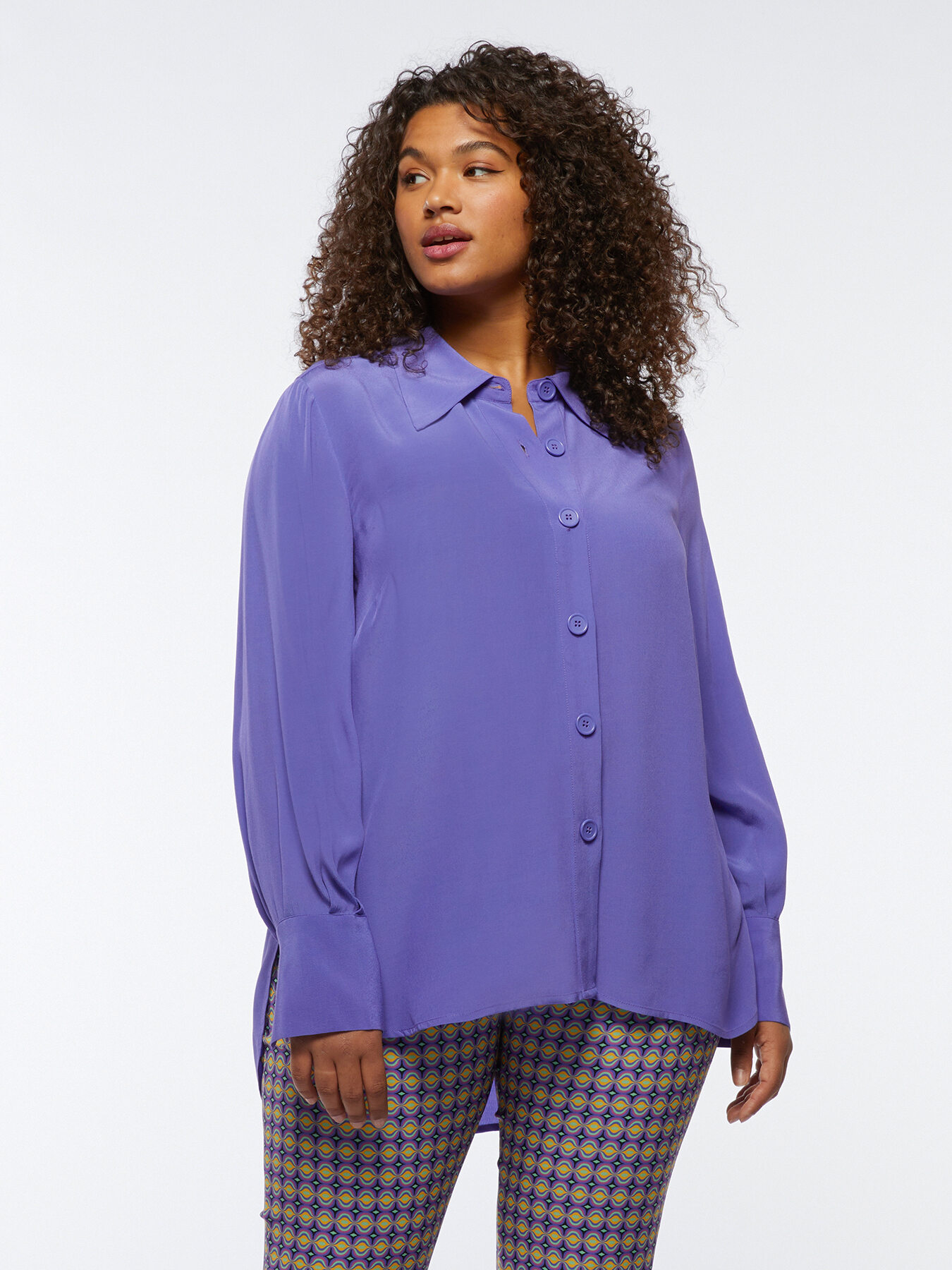 Camicia over in viscosa image number 0