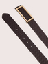 Braided belt with rectangular buckle image number 1
