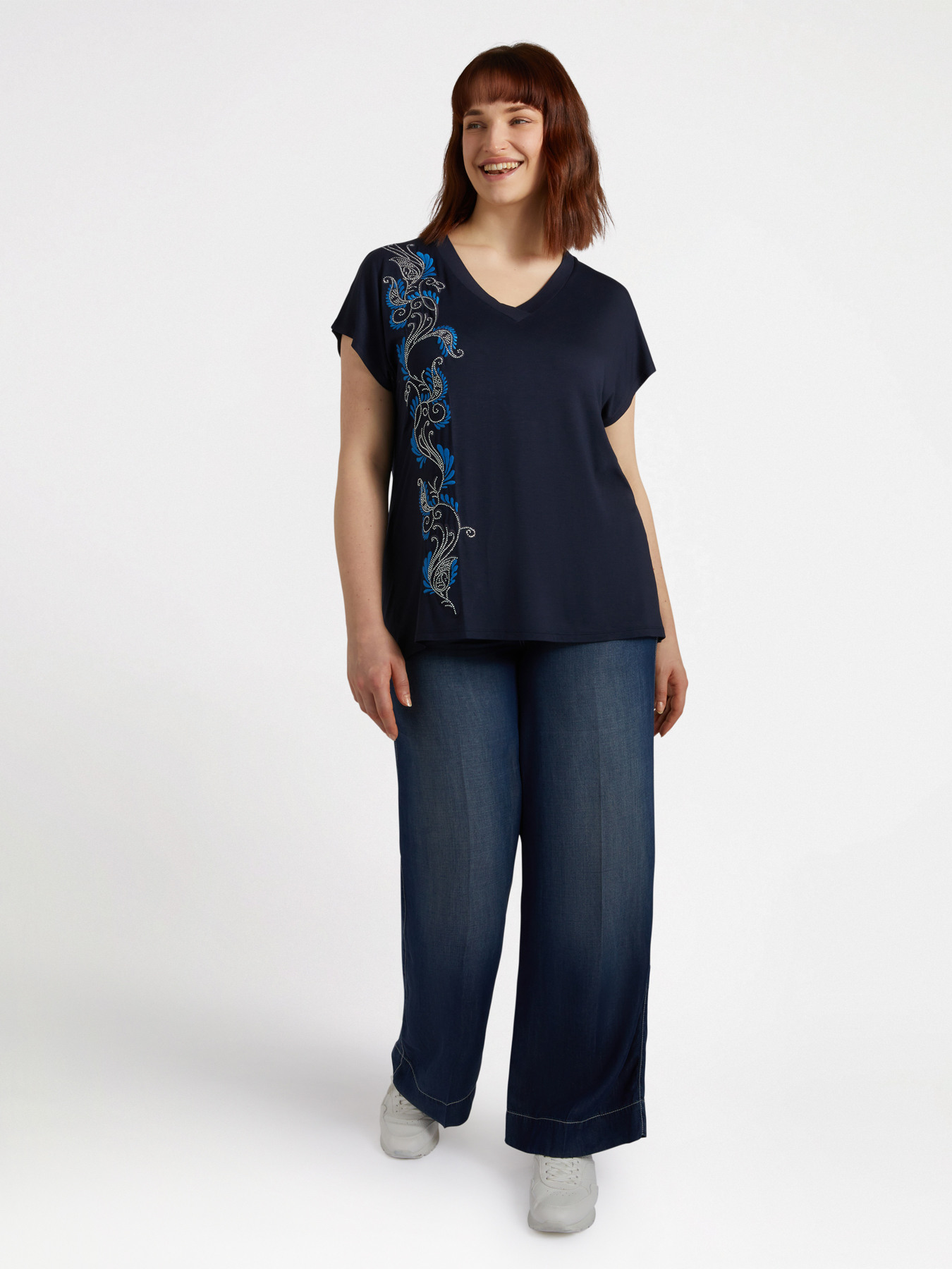 T-shirt avec broderie style bandana image number 3