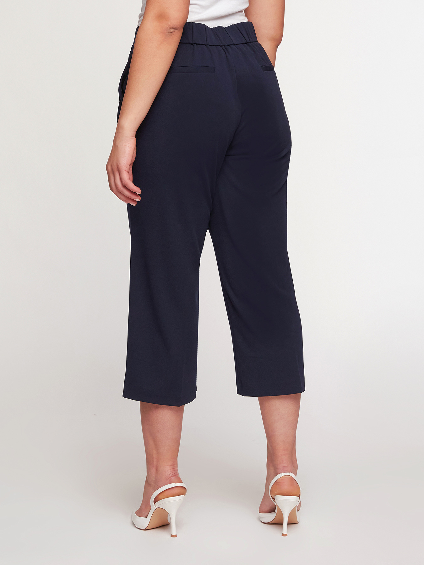 Cropped-Hose aus Scuba-Stoff image number 1