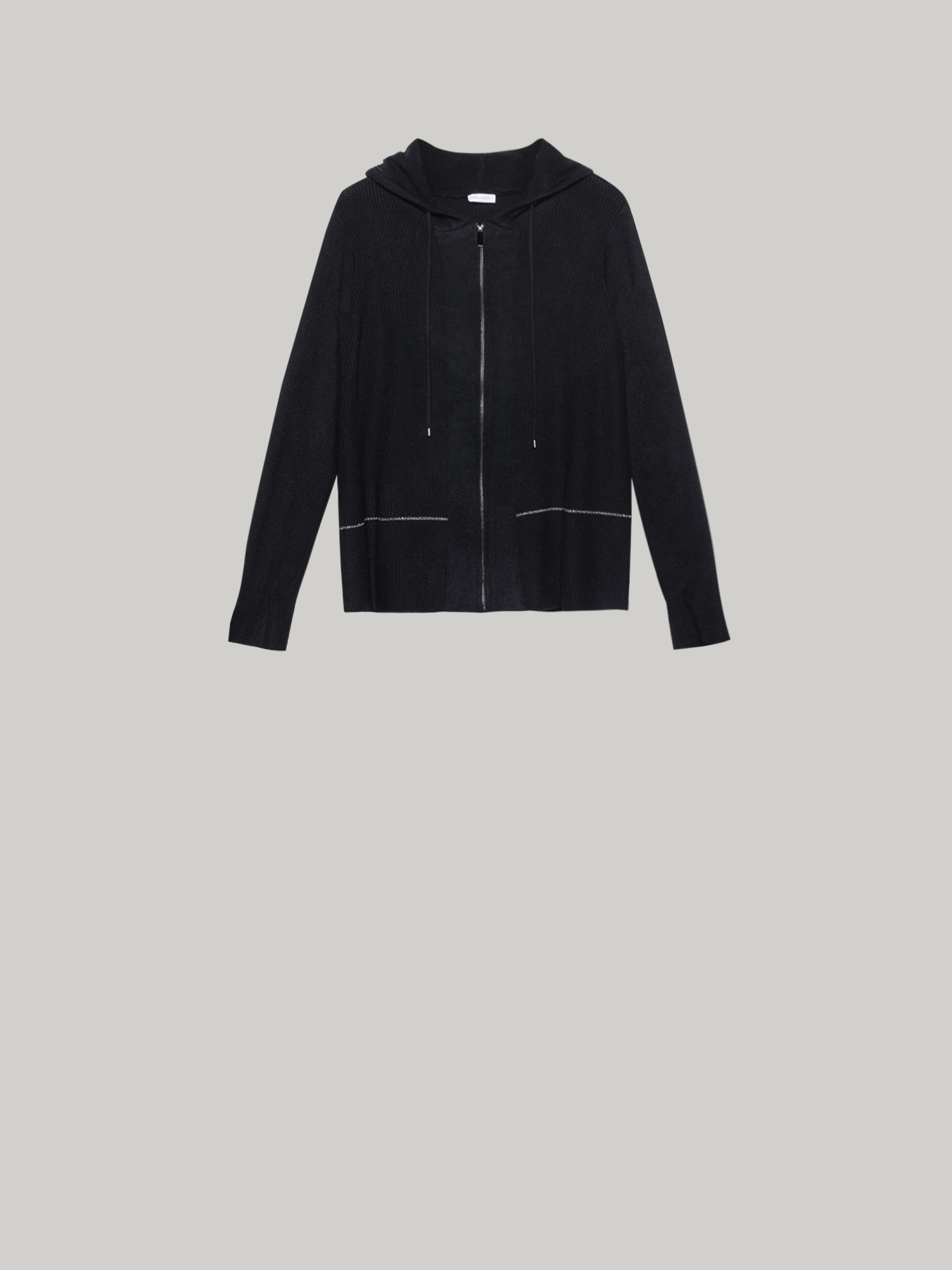 Cardigan mit Kapuze und Lochr&auml;ndern image number 3