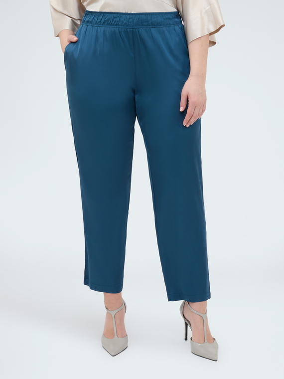 Joggers aus Stretch-Satin