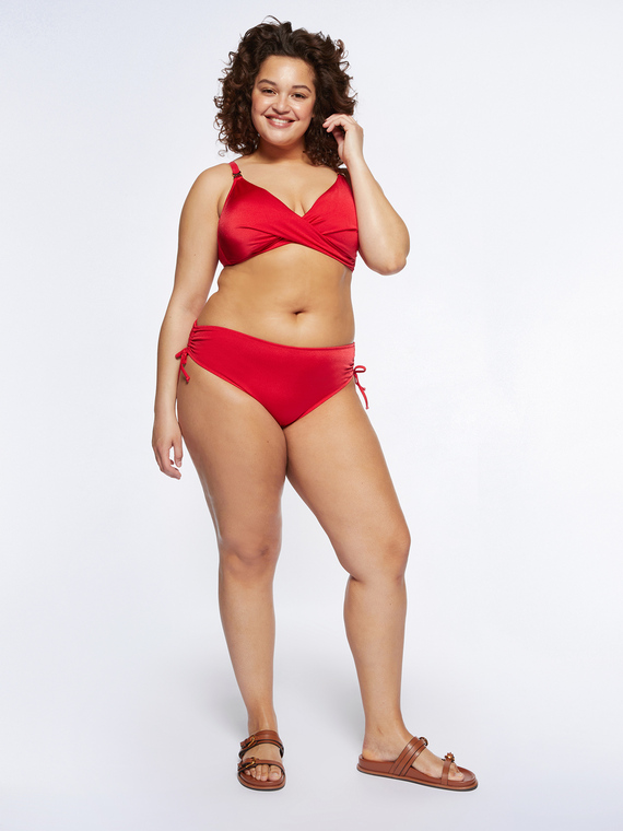 Fiorella Rubino - Bikini rosso Donna, Rosso Taglia: L (56-58 IT)