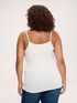 Top in jersey di viscosa con scollo a V image number 1