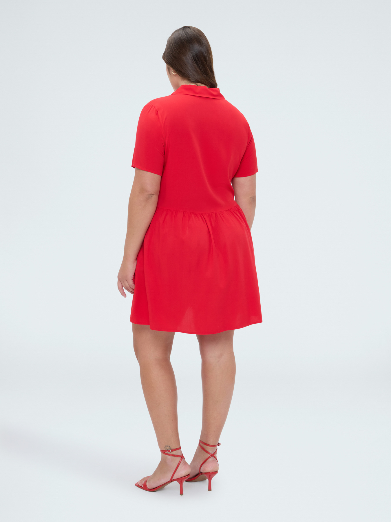 Short Smile Dress in muslin image number 1
