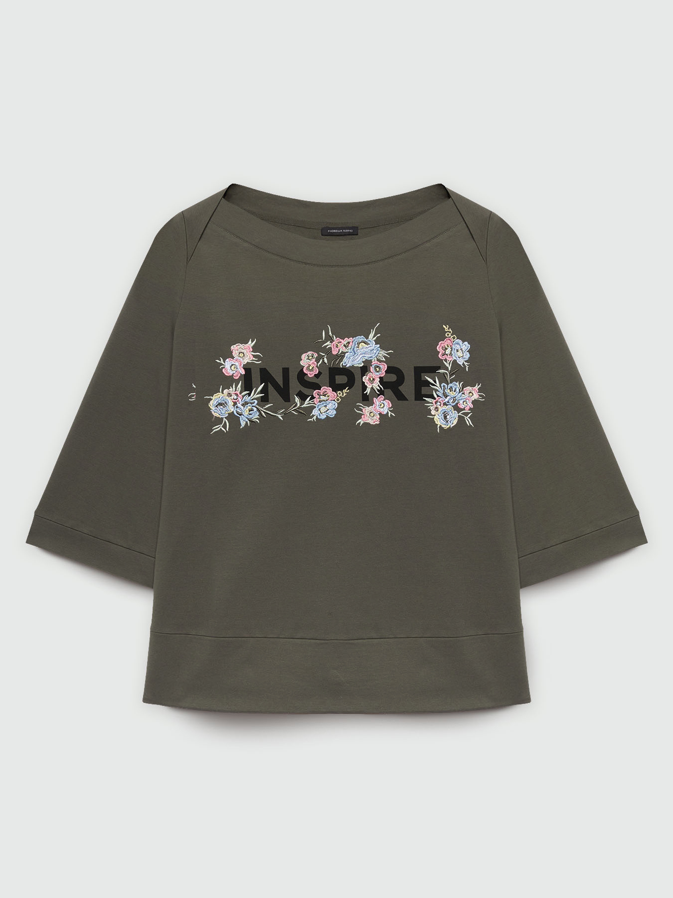 Sweatshirt INSPIRE mit Blumenstickerei image number 4