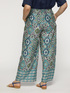 Pantalon en viscose avec impression ethnique image number 1