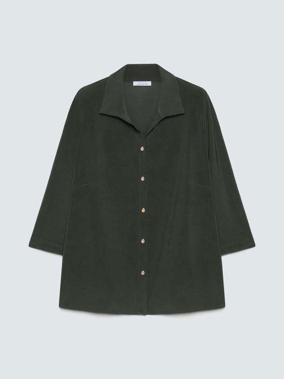 Jersey shirt with collar