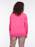Long-sleeved fuchsia sweater image number 1