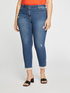 “Giada” skinny jeans with lace hem image number 2