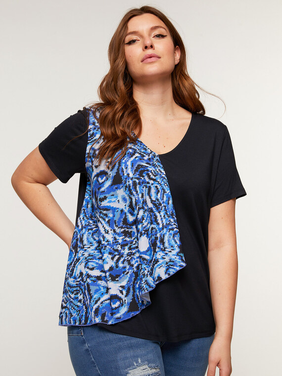 Fiorella Rubino T-shirt con inserto stampato Donna