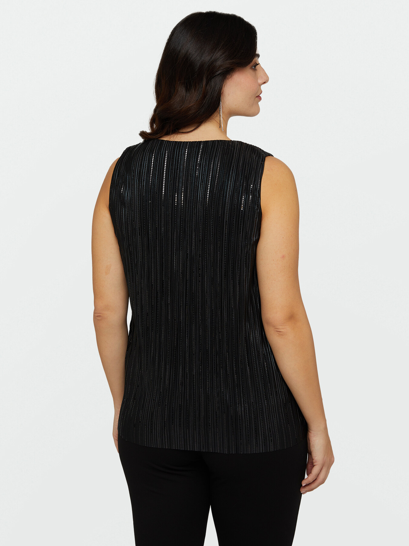 Metallic fabric top image number 1