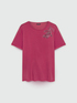 T-shirt with floral embroidery image number 4