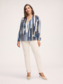 Bluse aus Satin mit Print image number 2