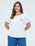 T-Shirt aus Jersey mit New York Stickerei image number 0
