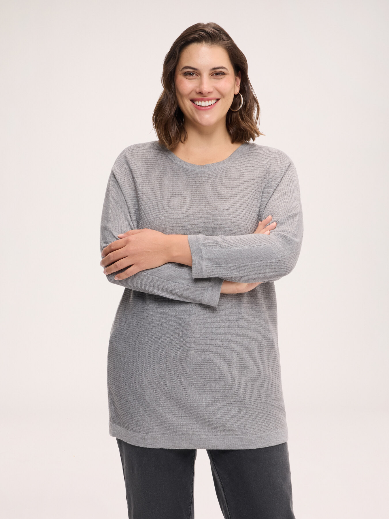 Ribbed knit in viscose blend image number 0