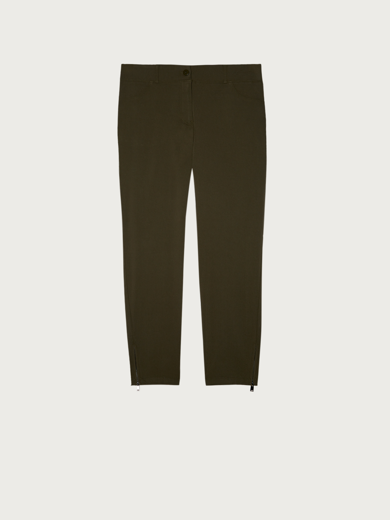 Jeggings mit Rei&szlig;verschluss am Abschluss image number 3