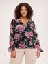 Blouse &agrave; imprim&eacute; fleuri image number 0