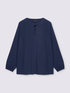 Bluse aus Viskose-Musselin mit Tropfenausschnitt image number 4