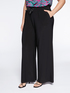 Wide leg trousers in jersey image number 0