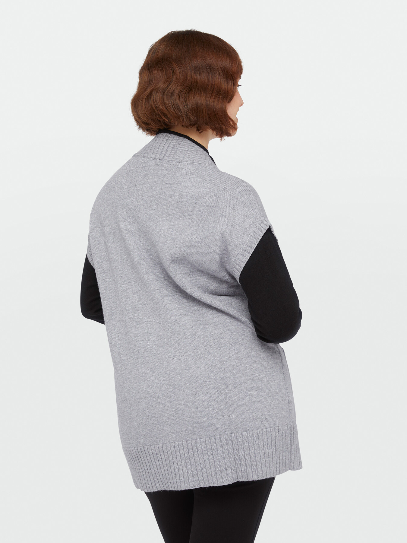 LENZING&trade; ECOVERO&trade; viscose two-tone cardigan image number 1