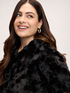Short faux fur jacket image number 3