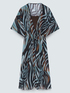 Zebra kaftan with petticoat image number 4