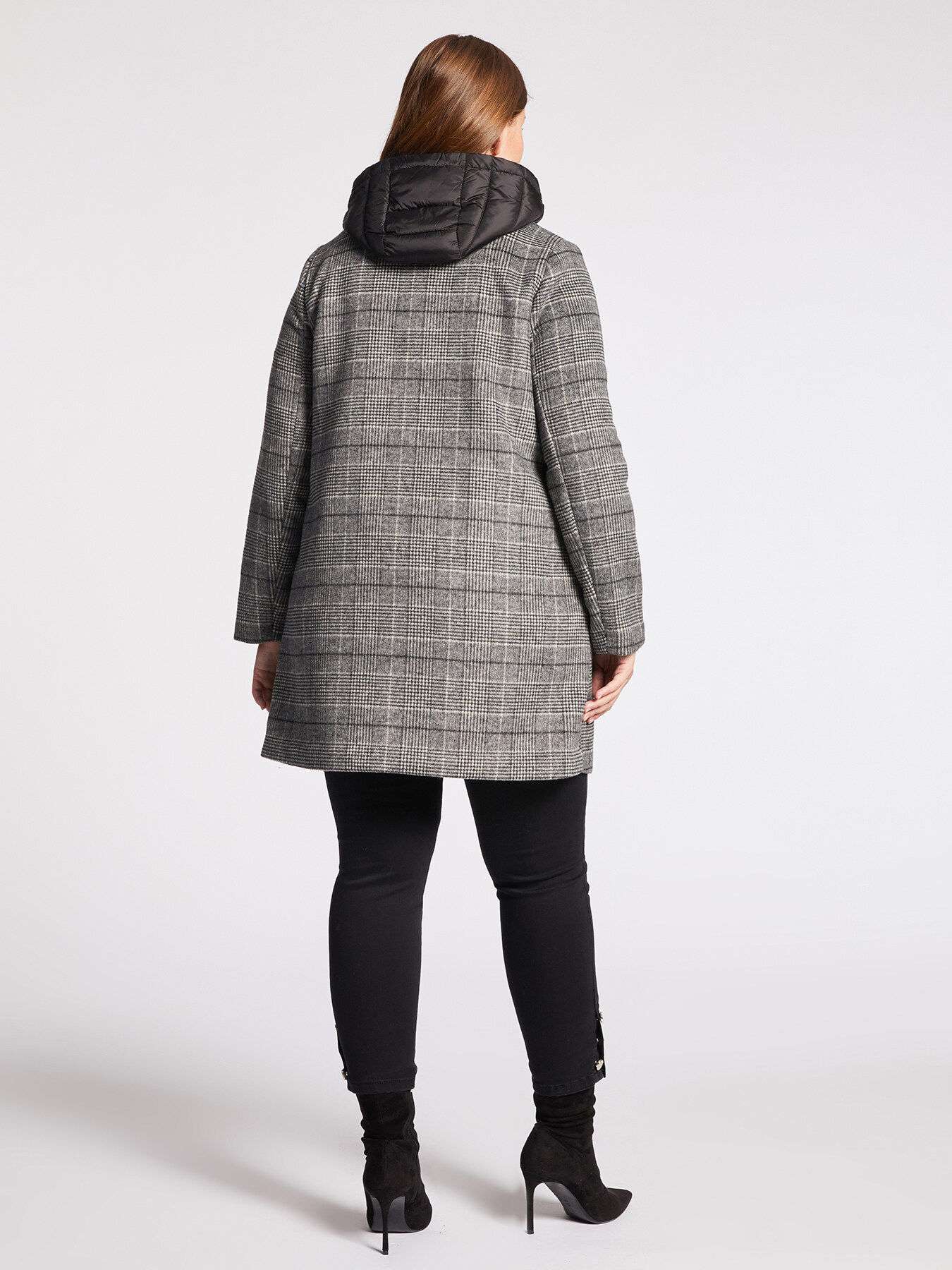 Manteau avec insert en nylon image number 1