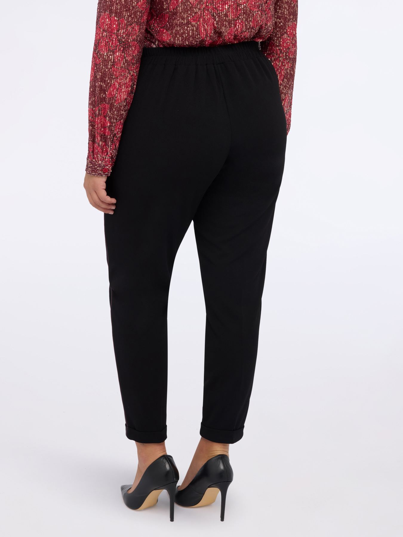 Pantalon Joggers avec passepoil lat&eacute;ral image number 1