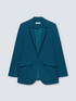 Blazer in tessuto cr&ecirc;pe image number 6