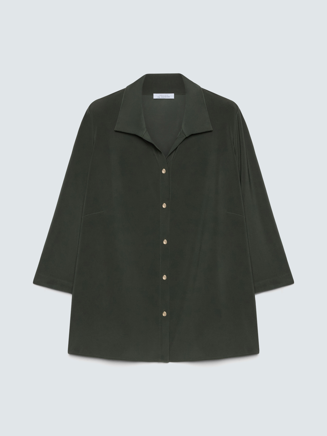 Jersey shirt with collar image number 5