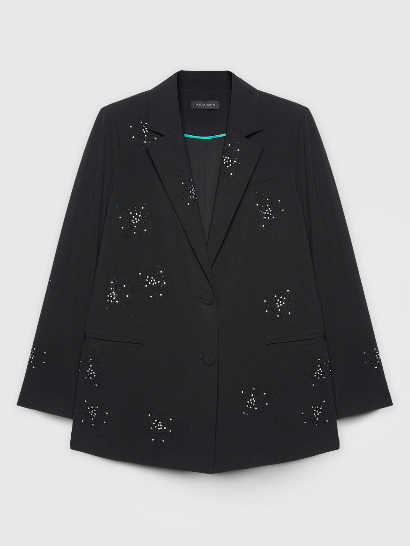 Blazer lungo con punti luce image number 5