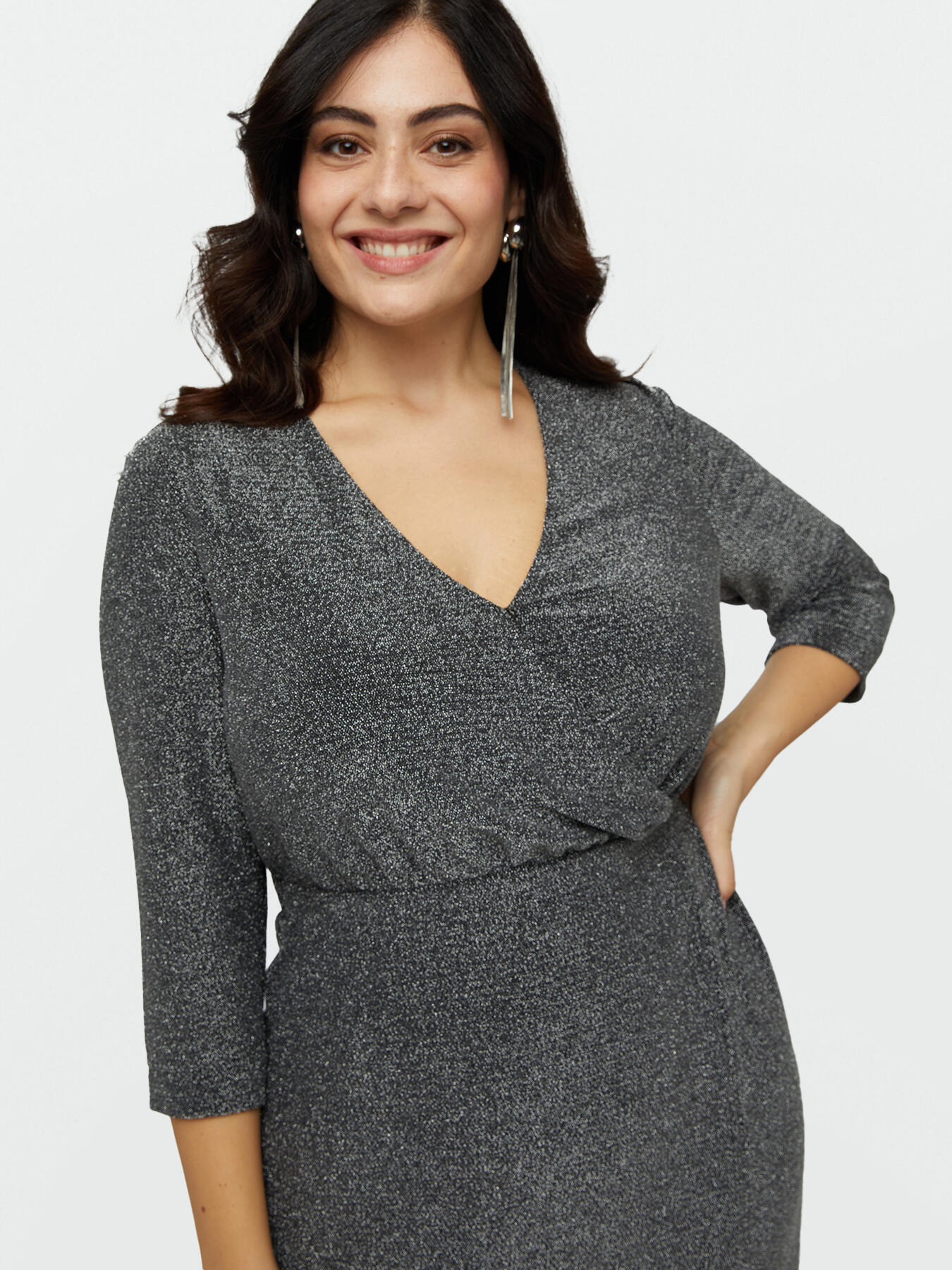 Vestido largo l&uacute;rex image number 3