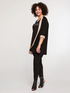 Long two-tone cardigan image number 2