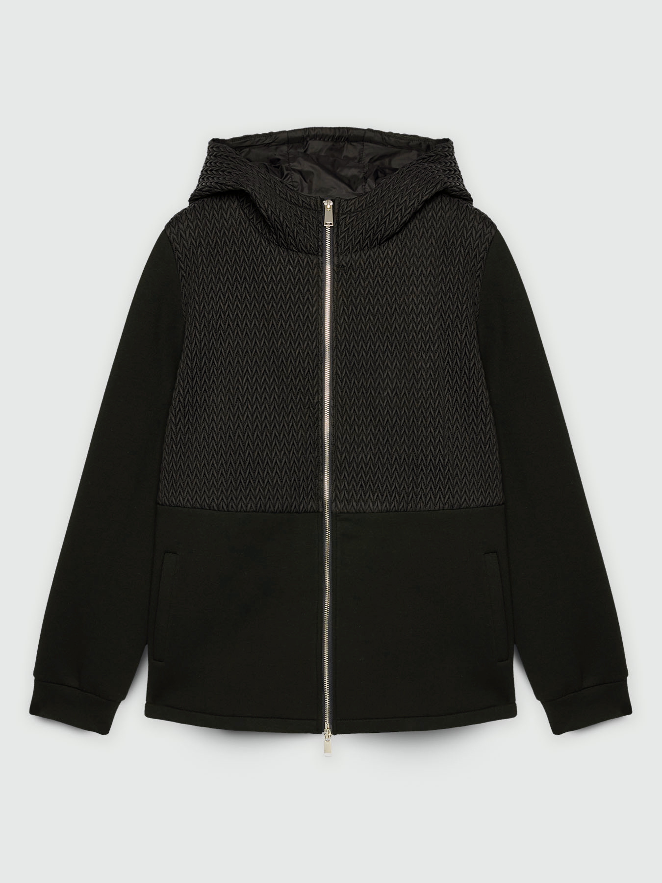 Blousonjacke aus zwei verschiedenen Materialien image number 4