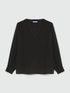 LENZING&trade; ECOVERO&trade; viscose V-neck blouse image number 5