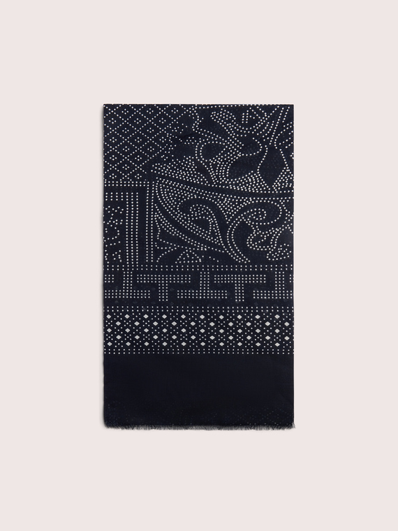 Bufanda de viscosa con estampado