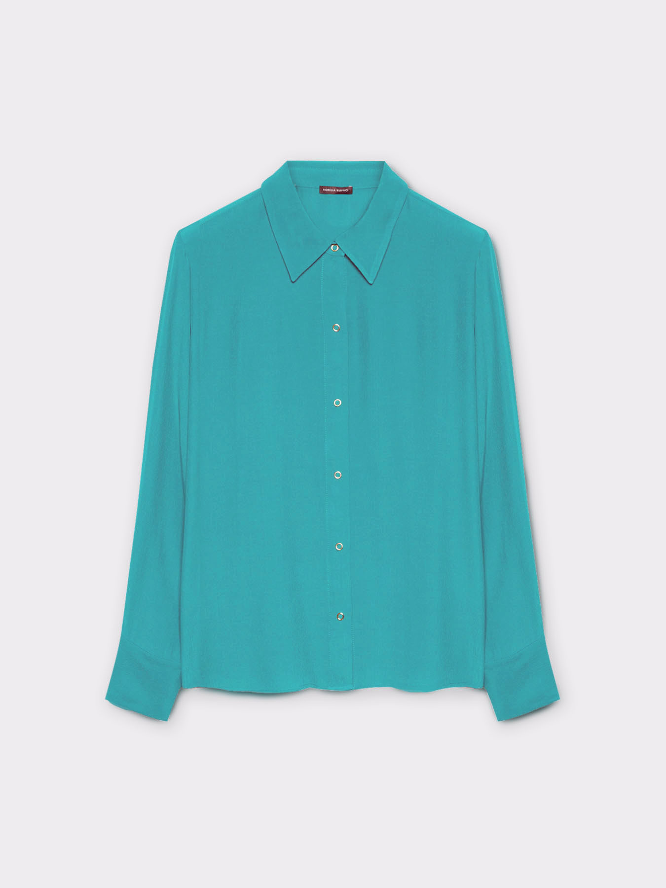 Camicia in viscosa con bottoni a occhiello image number 3