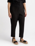 Straight-leg linen trousers image number 0