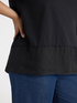 Dual fabric boxy T-shirt image number 3