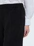 Pantalon Wide Leg en tissu stretch image number 3