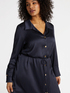 Chemisier dress with belt at the waist image number 3