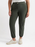 Pantalones cargo en tejido de punto image number 2